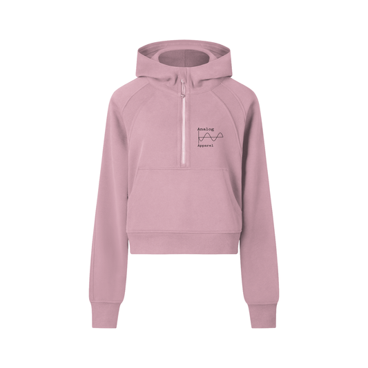 The Cropped Half-Zip Hoodie