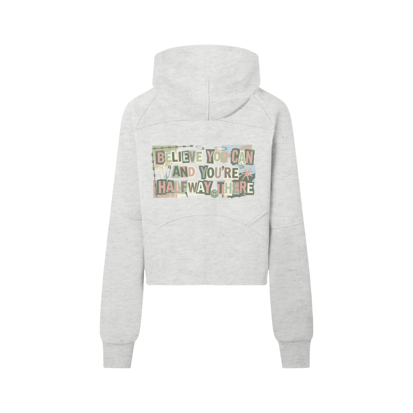 The Cropped Half-Zip Hoodie