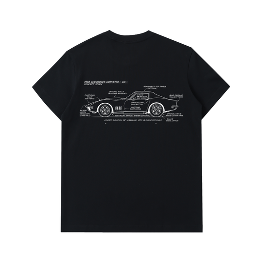 C3 Corvette Essential Heavyweight Cotton T-Shirt