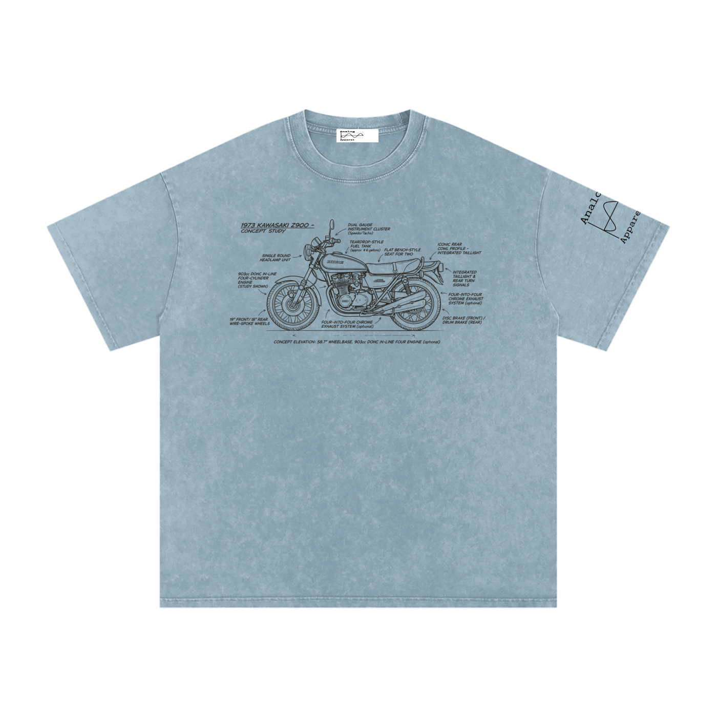 Kawasaki Z900 Oversized Cotton T-Shirt