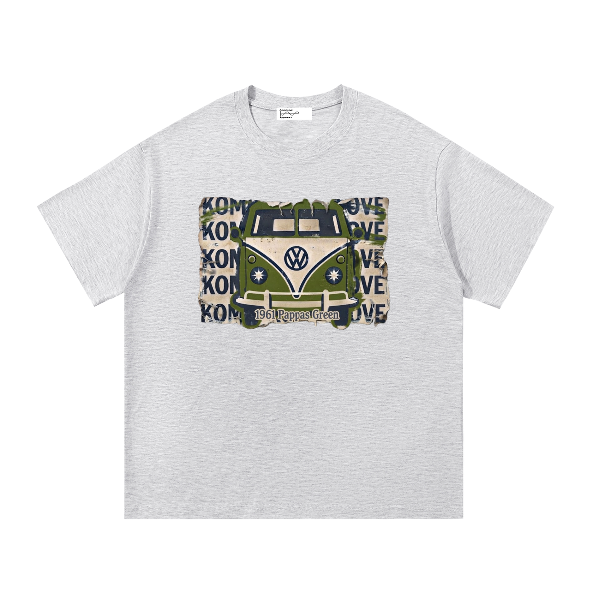 Volkswagen T1 Pappas Green Essential Cotton T-Shirt