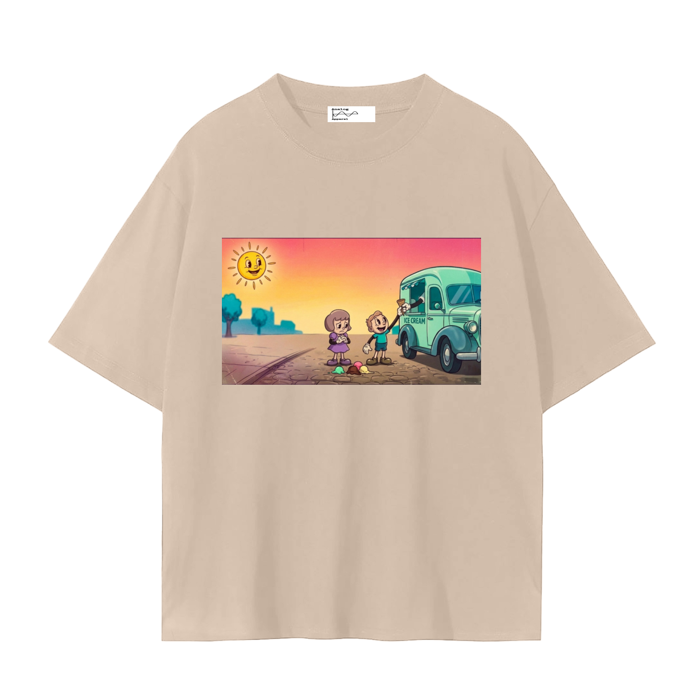 'Ice-cream' Unisex Seamless T-Shirt