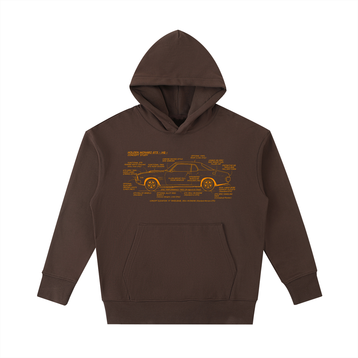 HQ Holden '530' Essential Heavyweight Cotton Hoodie