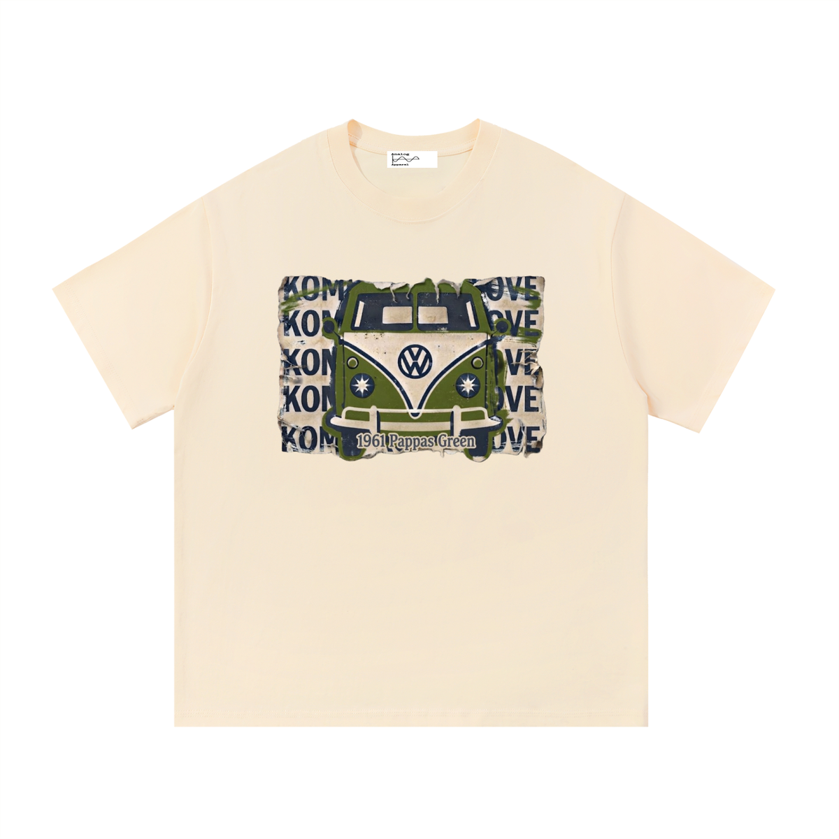 Volkswagen T1 Pappas Green Essential Cotton T-Shirt