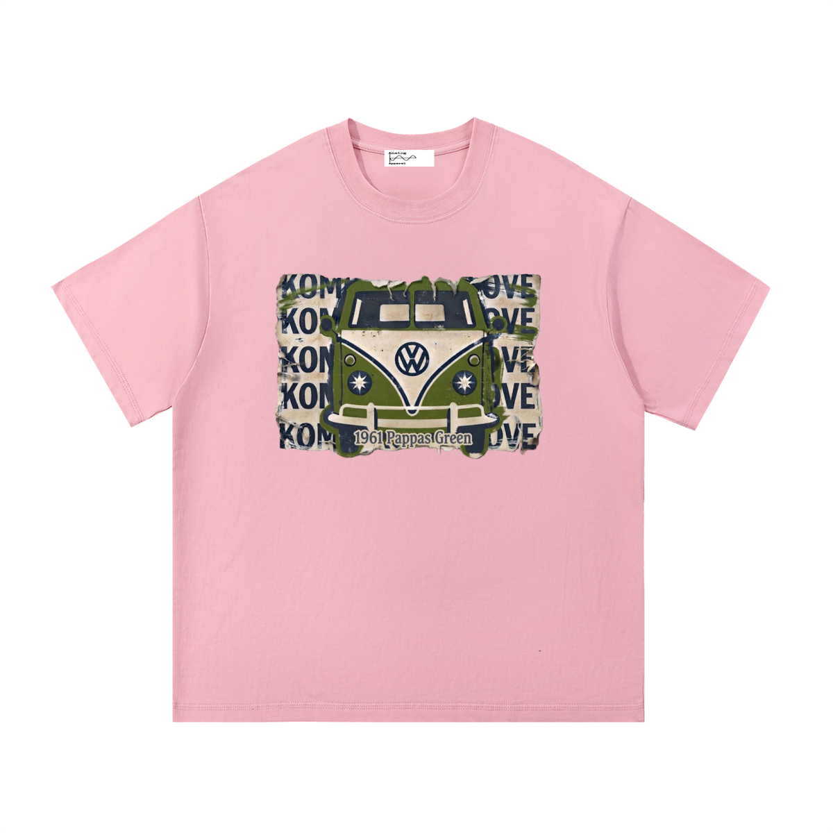 Volkswagen T1 Pappas Green Essential Cotton T-Shirt
