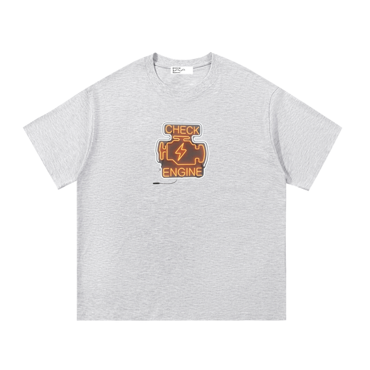 Check Engine Essential Cotton T-Shirt