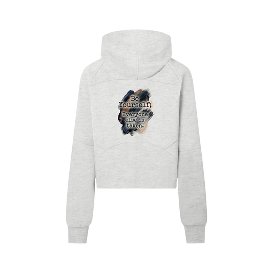 The Cropped Half-Zip Hoodie