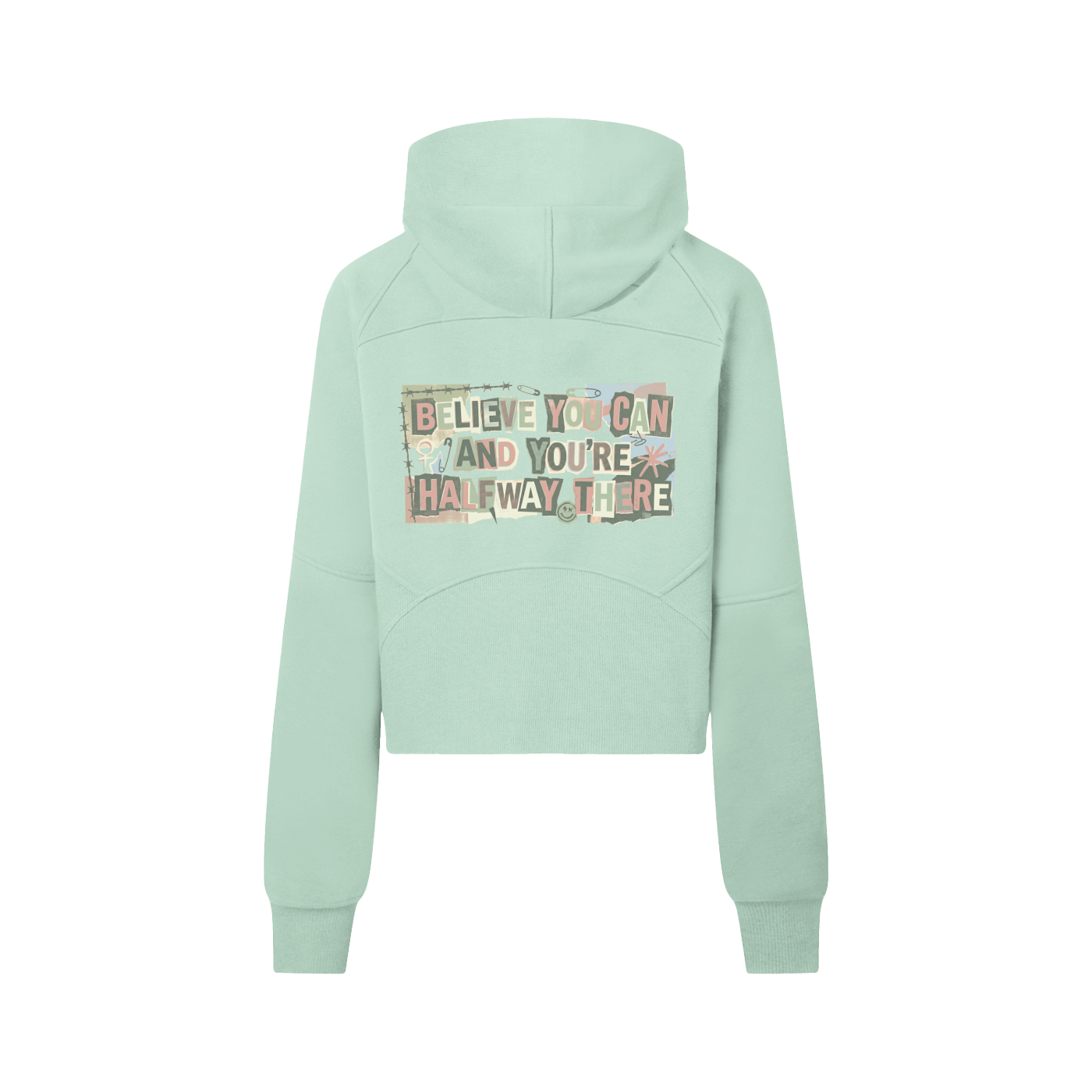 The Cropped Half-Zip Hoodie