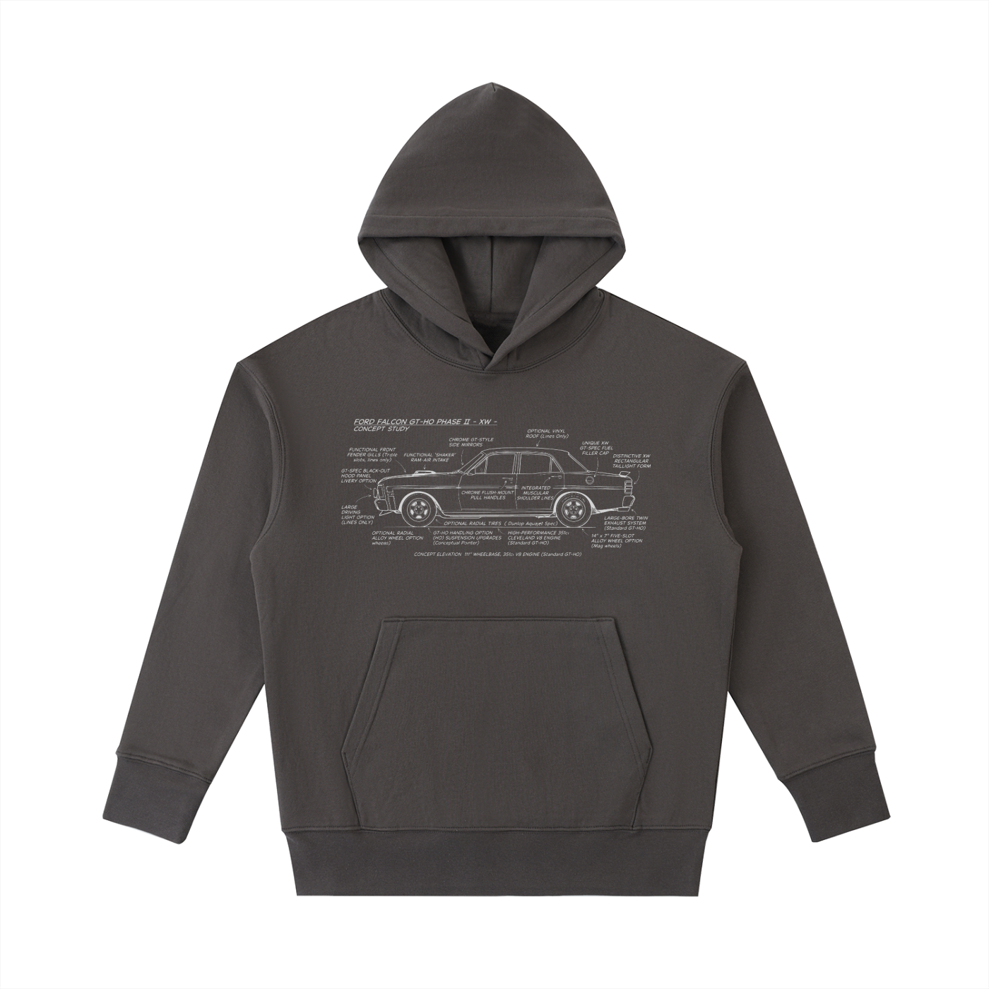 XW GTHO '530' Essential Heavyweight Cotton Hoodie
