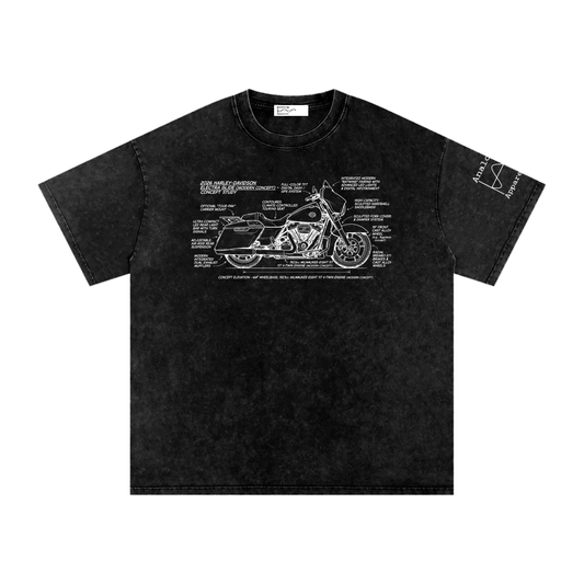 26 Harley Electra glide Oversized Cotton T-Shirt