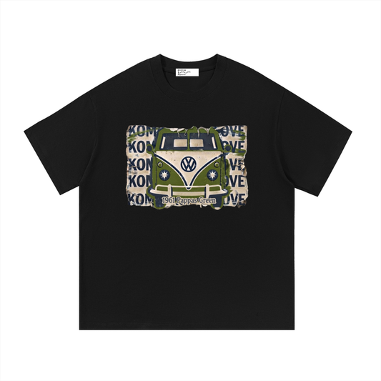 Volkswagen T1 Pappas Green Essential Cotton T-Shirt