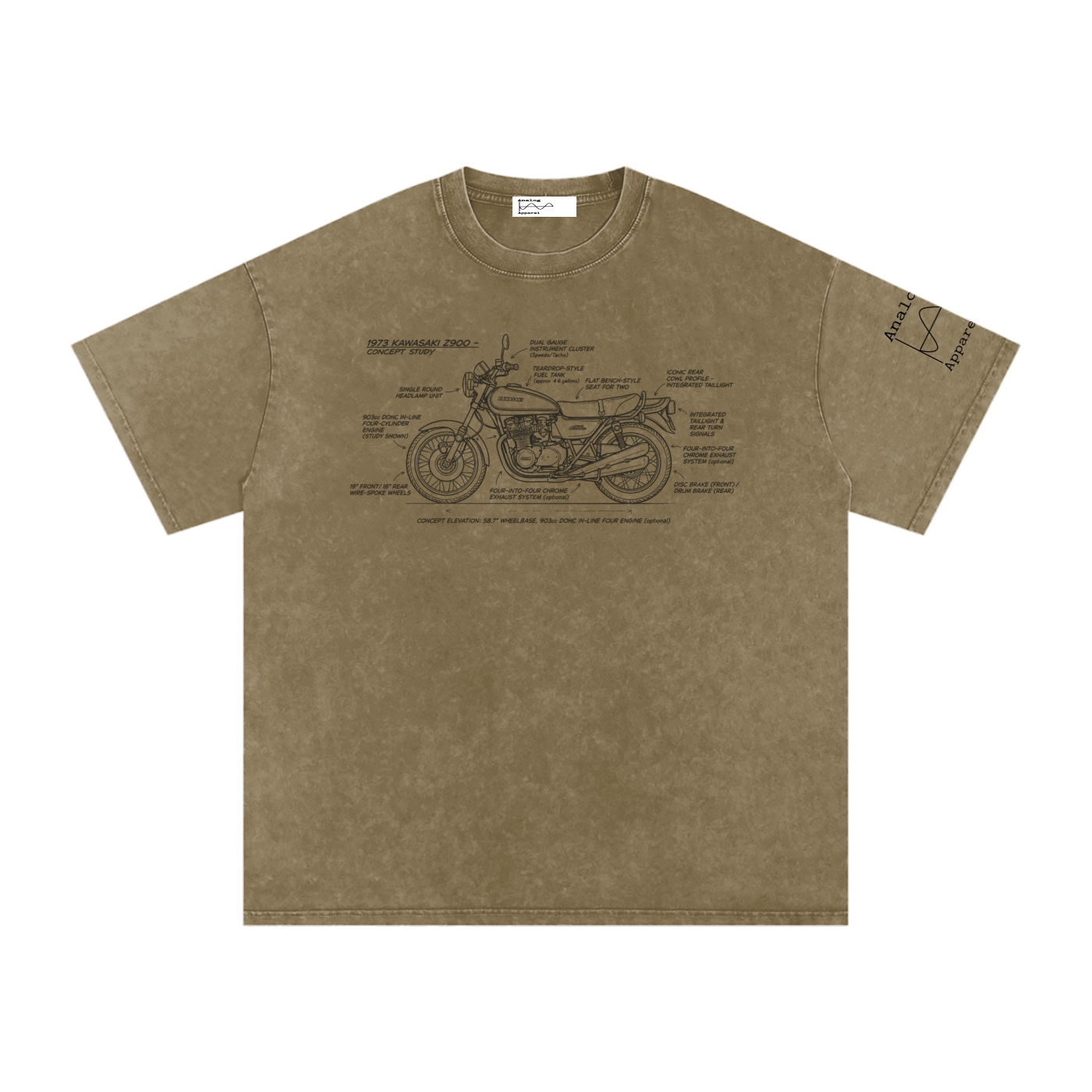 Kawasaki Z900 Oversized Cotton T-Shirt