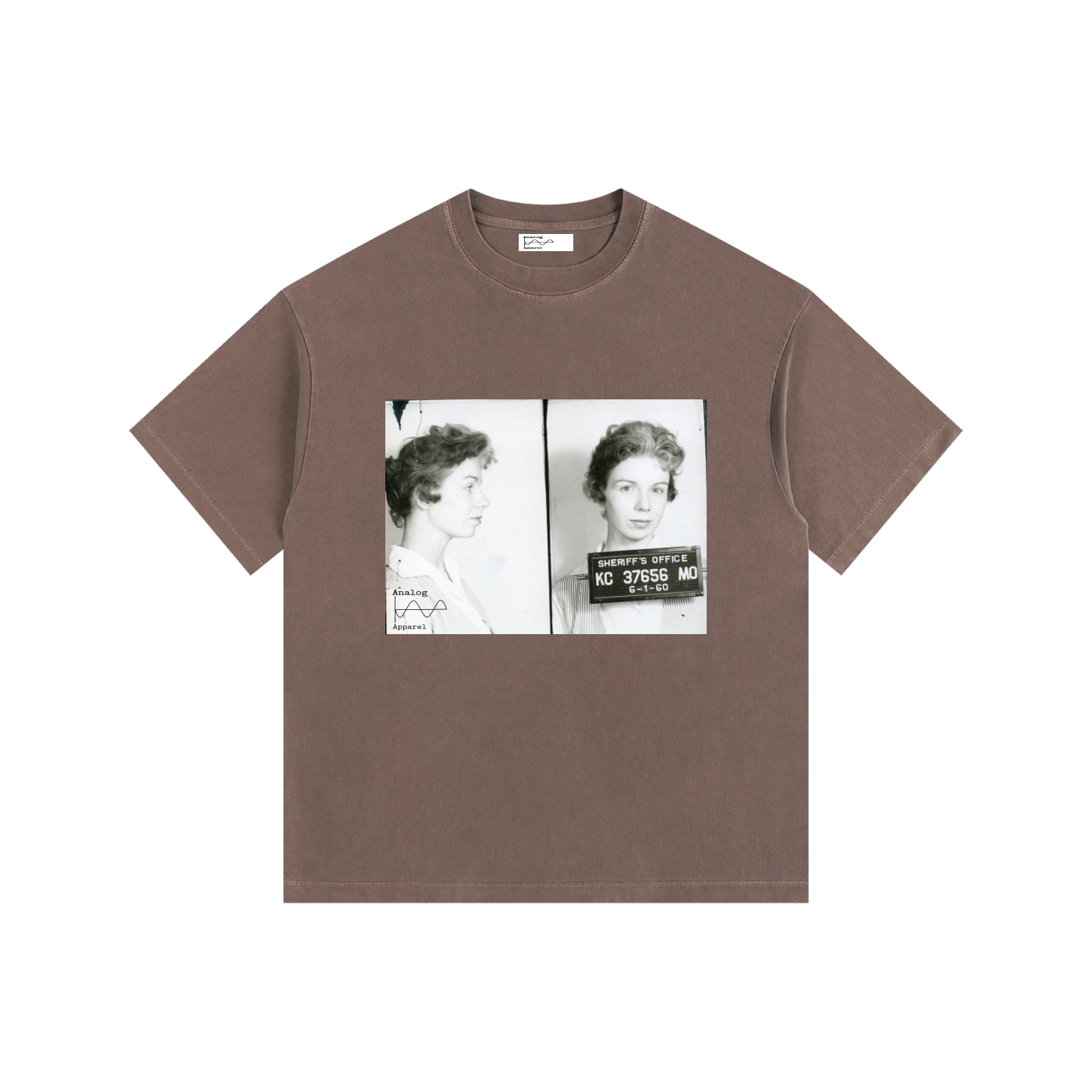 KC Vintage Washed Oversized Cotton T-Shirt