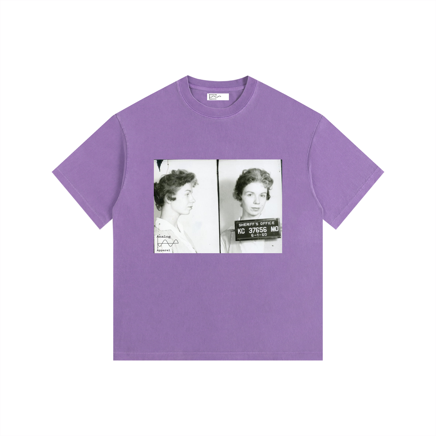 KC Vintage Washed Oversized Cotton T-Shirt