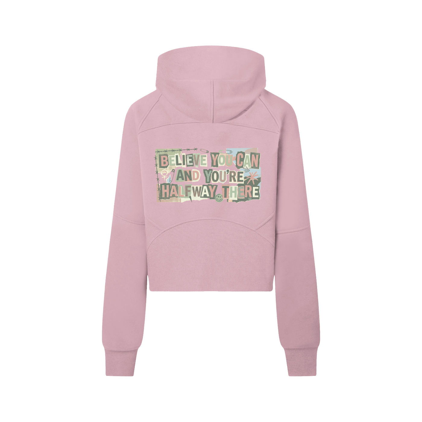 The Cropped Half-Zip Hoodie