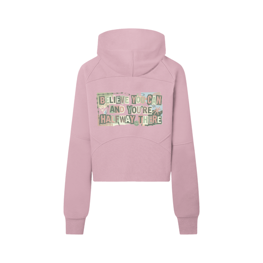 The Cropped Half-Zip Hoodie