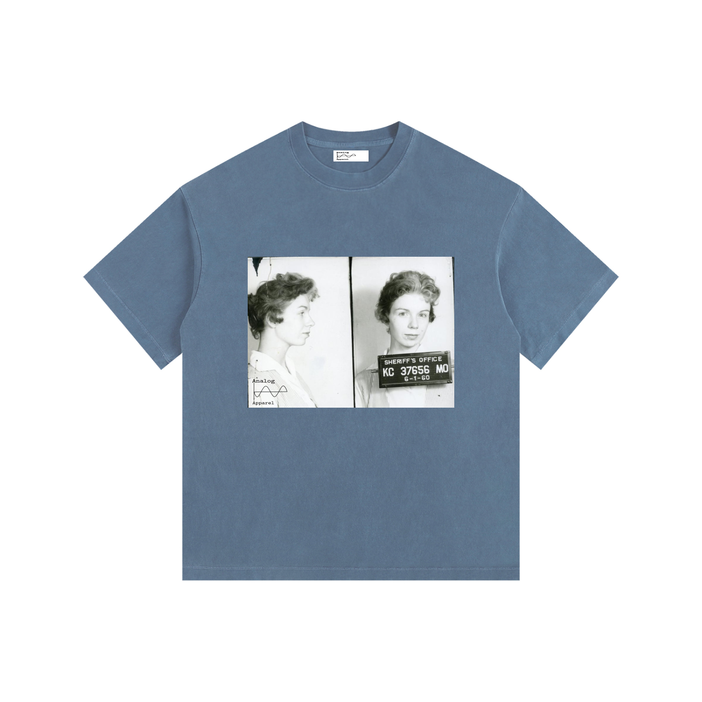 KC Vintage Washed Oversized Cotton T-Shirt