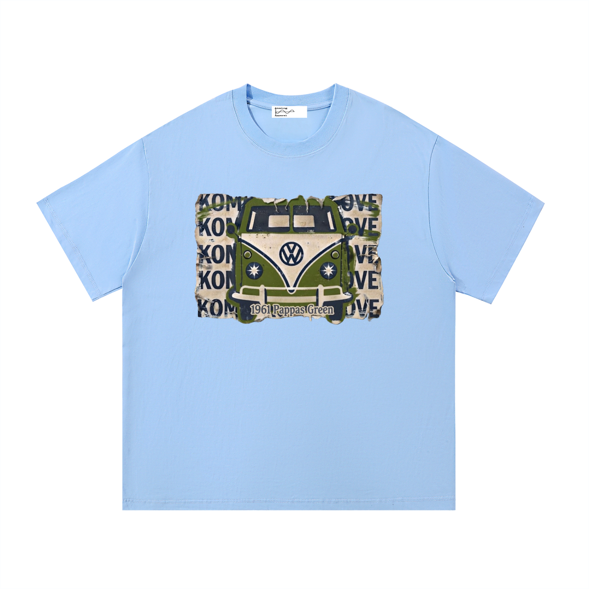 Volkswagen T1 Pappas Green Essential Cotton T-Shirt