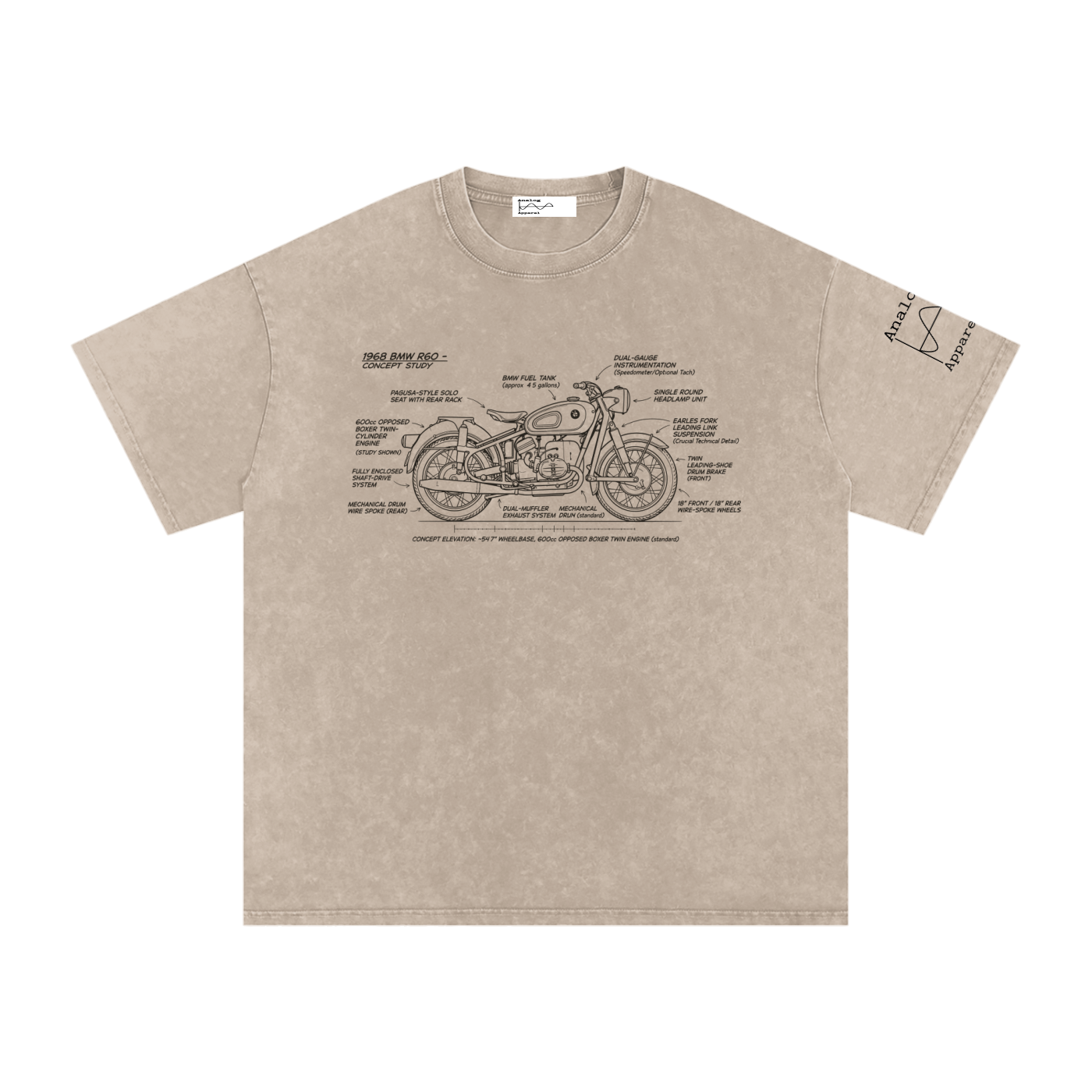BMW R60 Oversized Cotton T-Shirt