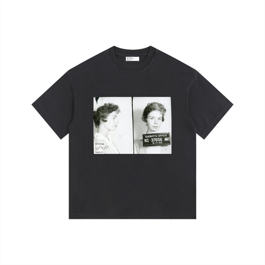 KC Vintage Washed Oversized Cotton T-Shirt