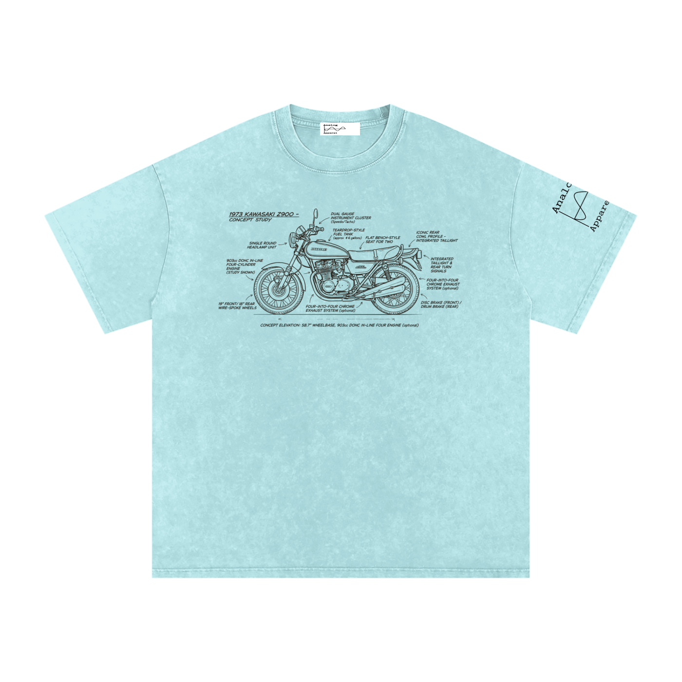 Kawasaki Z900 Oversized Cotton T-Shirt