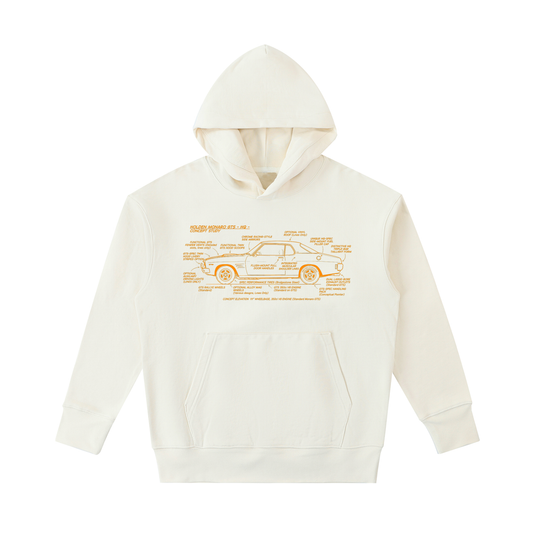HQ Holden '530' Essential Heavyweight Cotton Hoodie