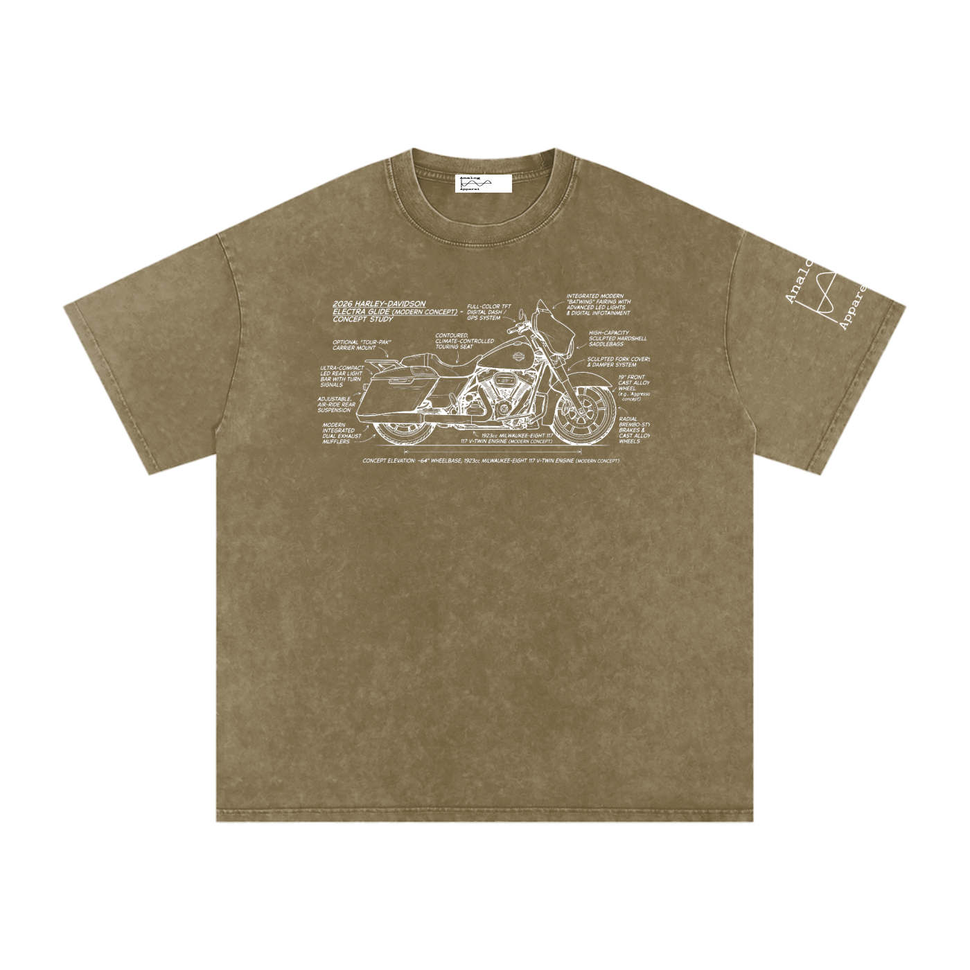 26 Harley Electra glide Oversized Cotton T-Shirt