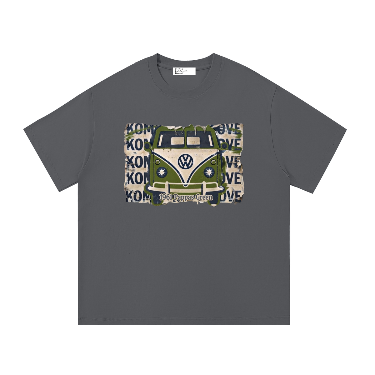 Volkswagen T1 Pappas Green Essential Cotton T-Shirt