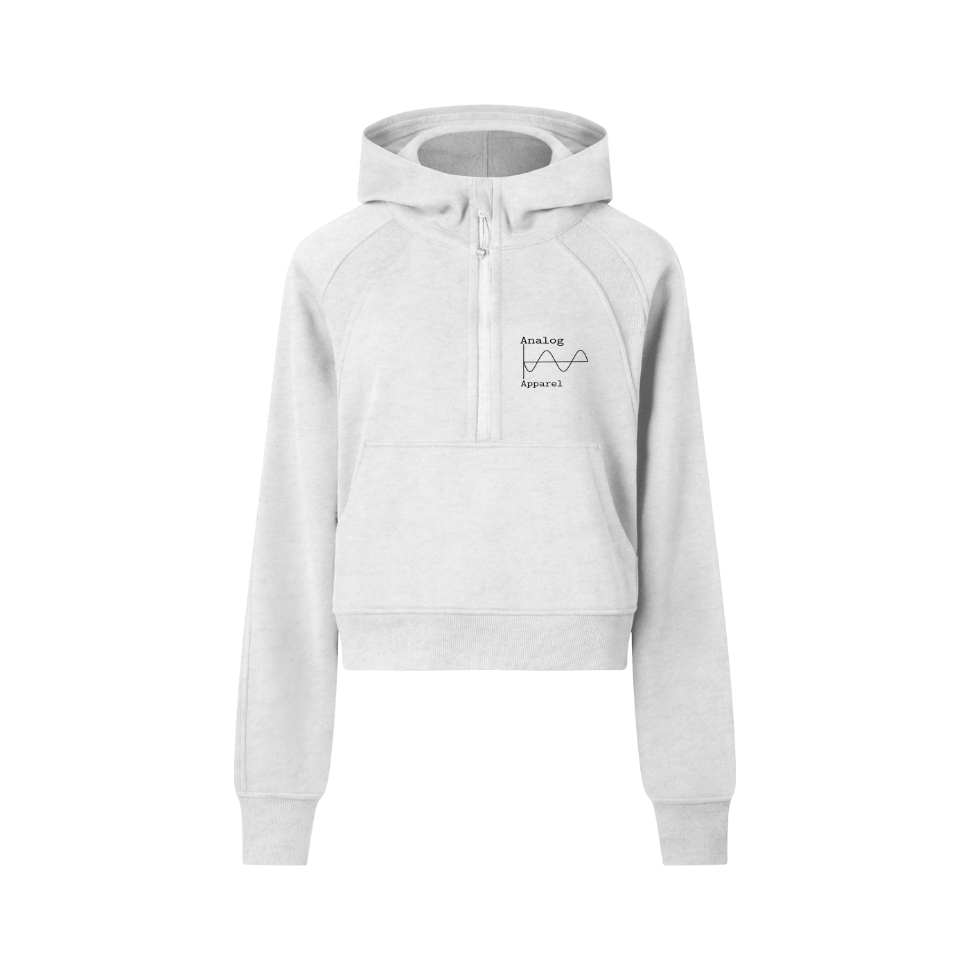 The Cropped Half-Zip Hoodie