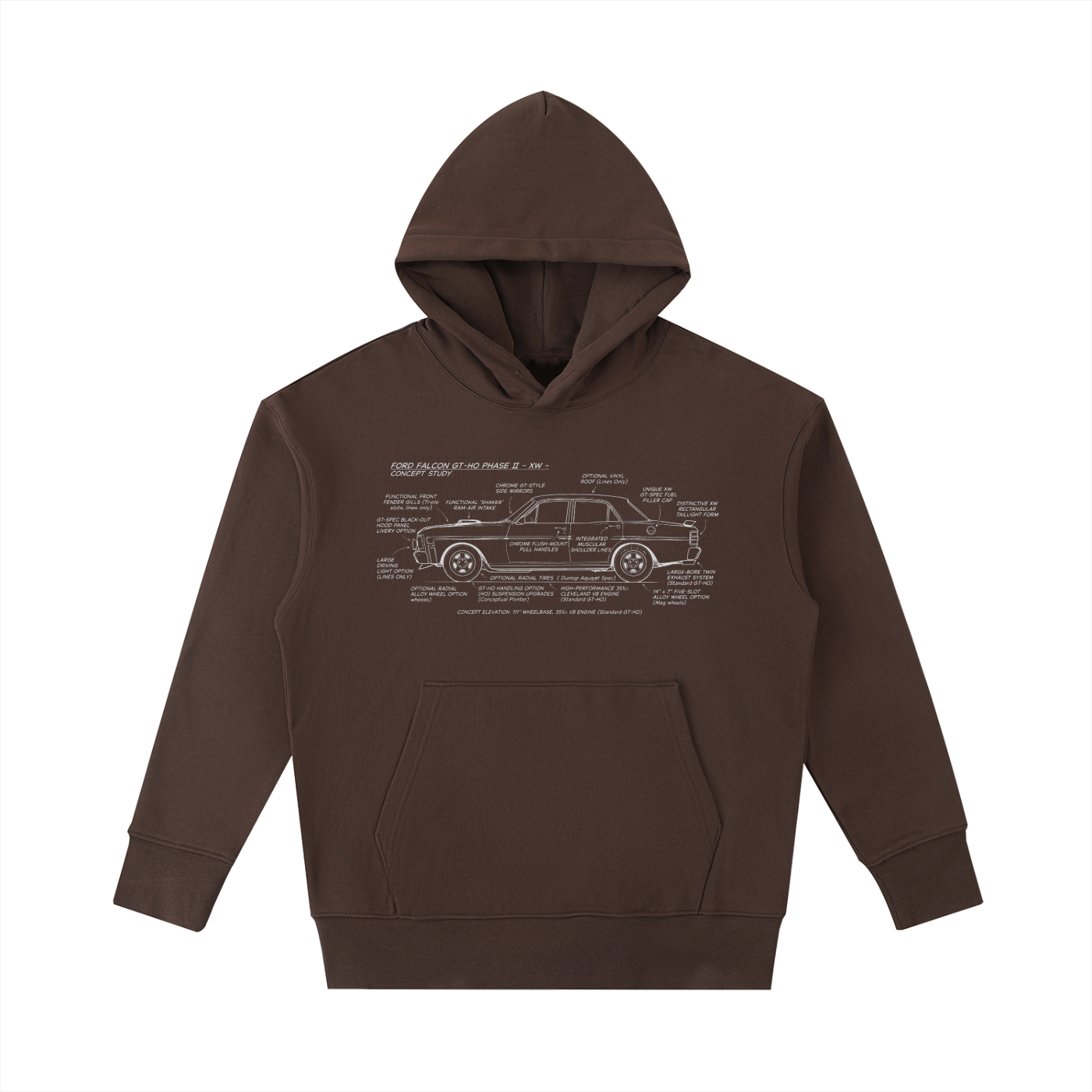 XW GTHO '530' Essential Heavyweight Cotton Hoodie