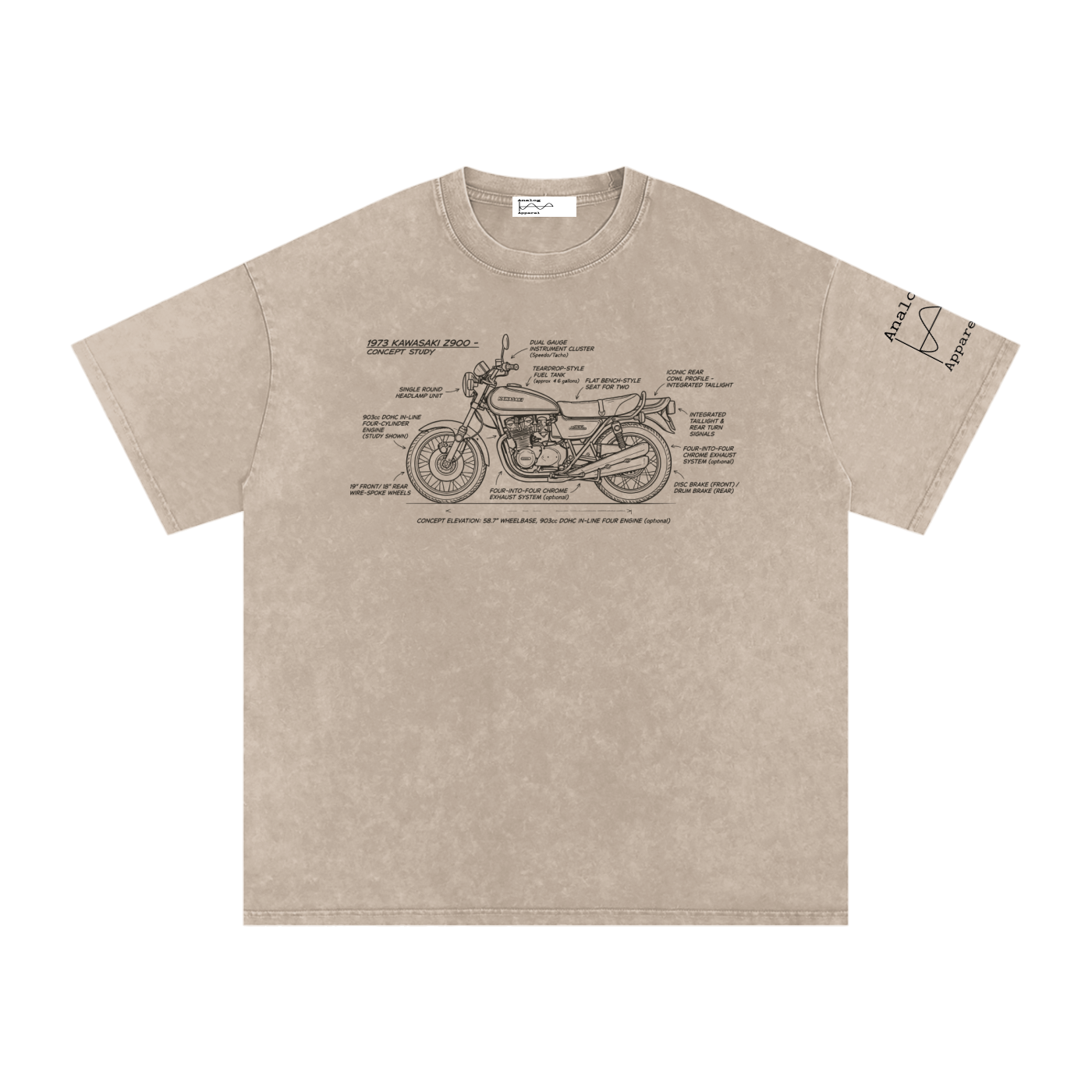 Kawasaki Z900 Oversized Cotton T-Shirt