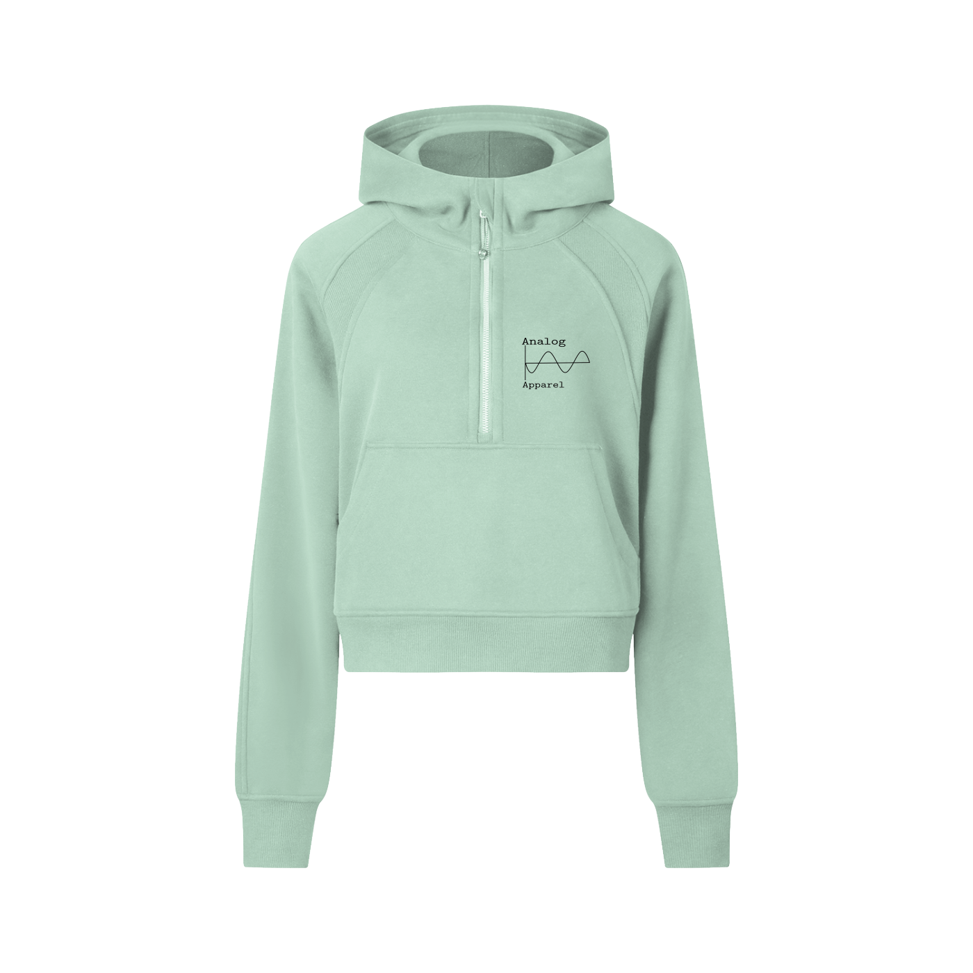 The Cropped Half-Zip Hoodie