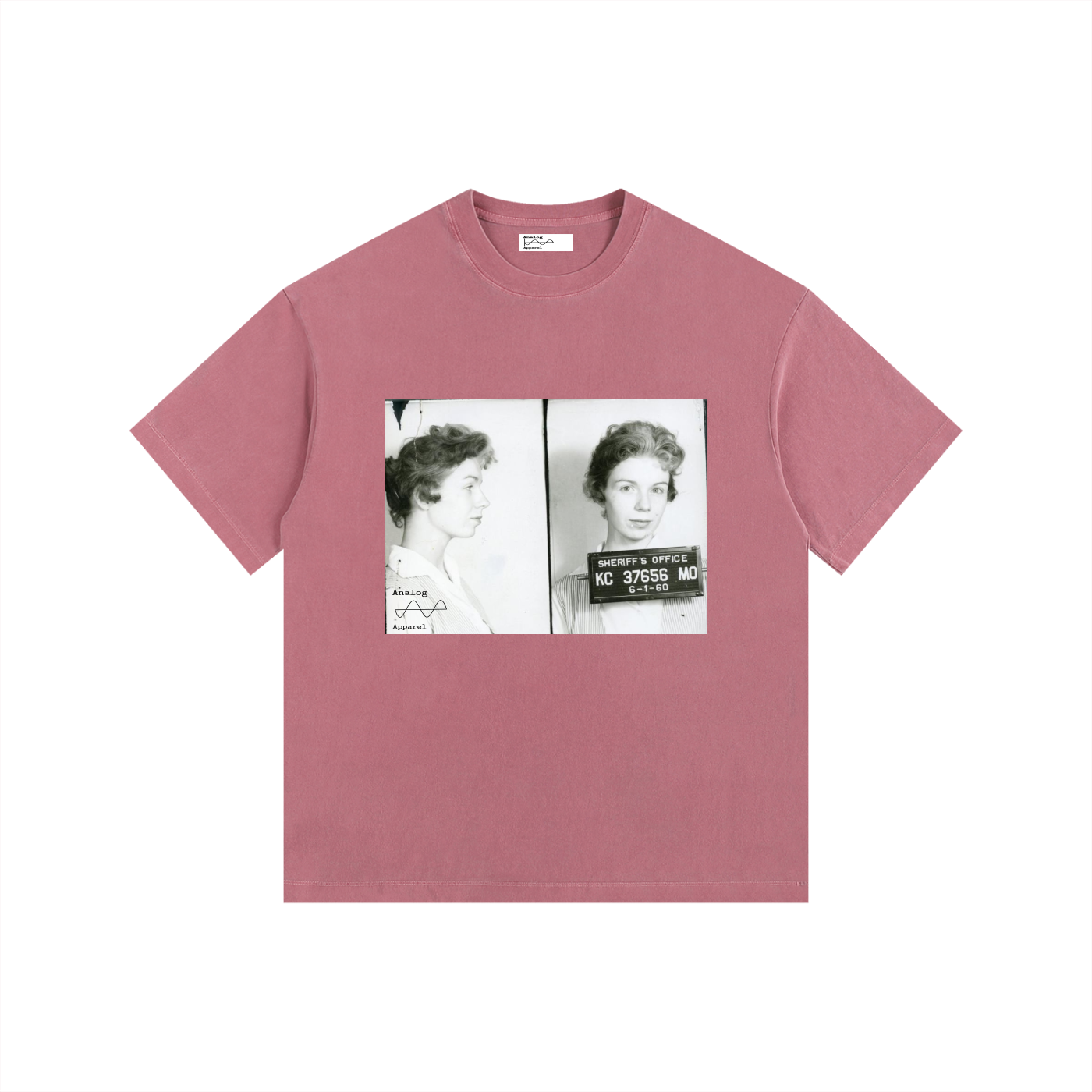 KC Vintage Washed Oversized Cotton T-Shirt