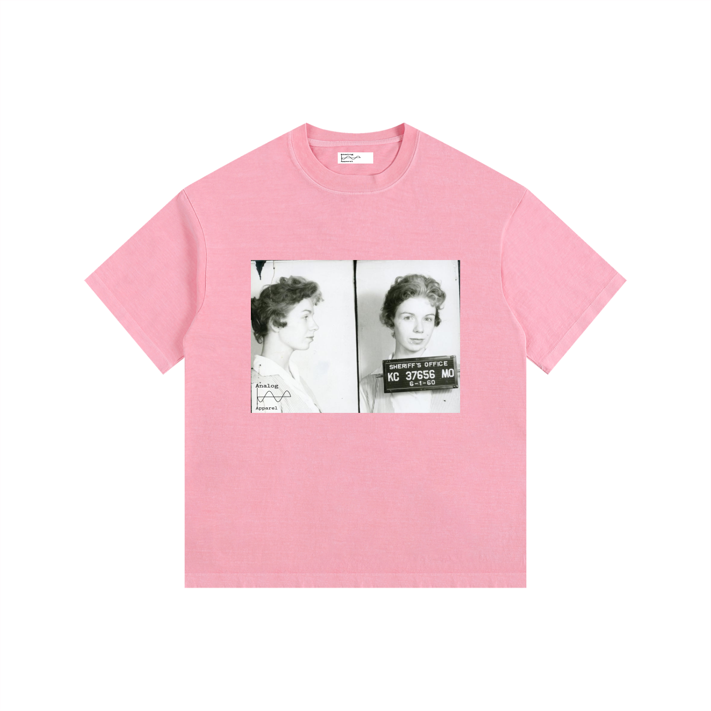 KC Vintage Washed Oversized Cotton T-Shirt