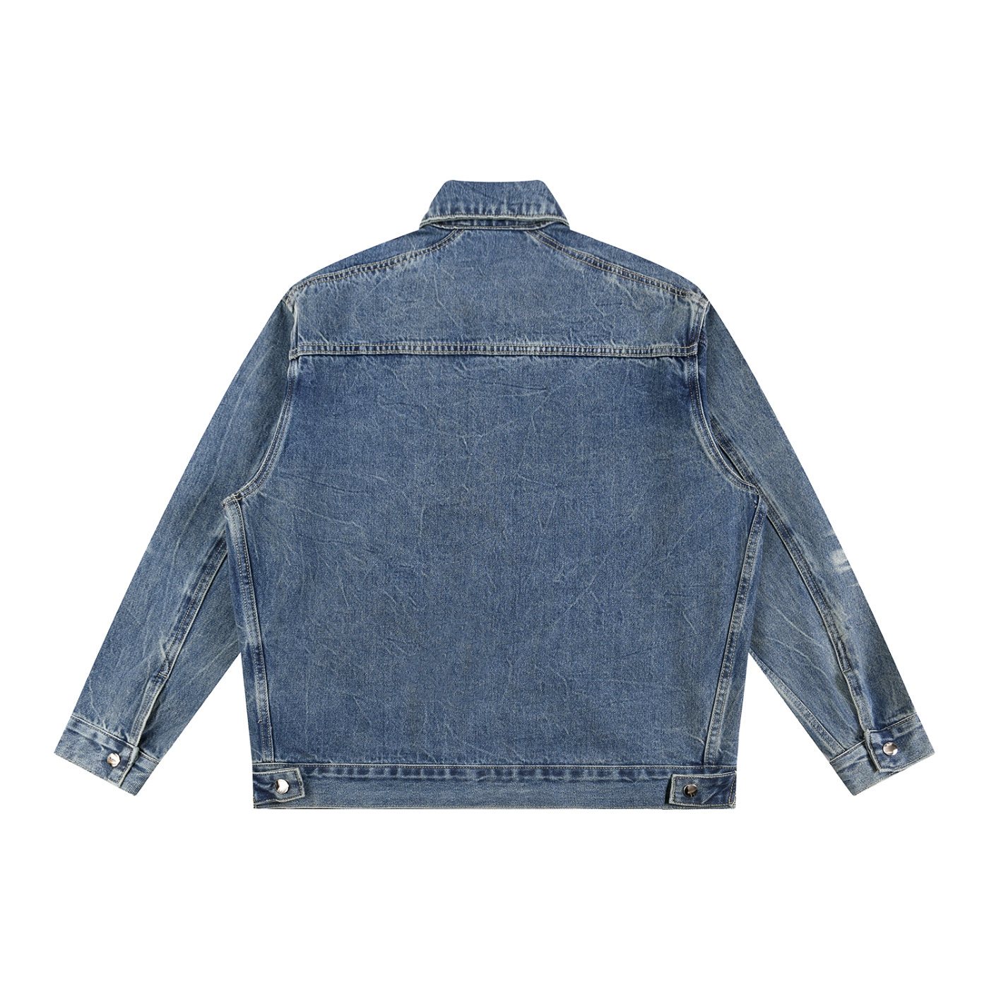 The full-zip trucker Denim Jacket