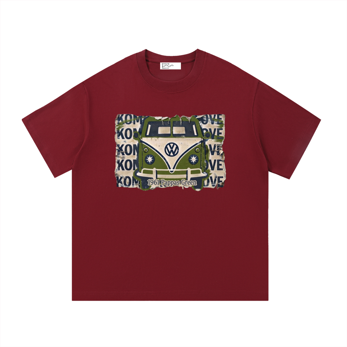 Volkswagen T1 Pappas Green Essential Cotton T-Shirt