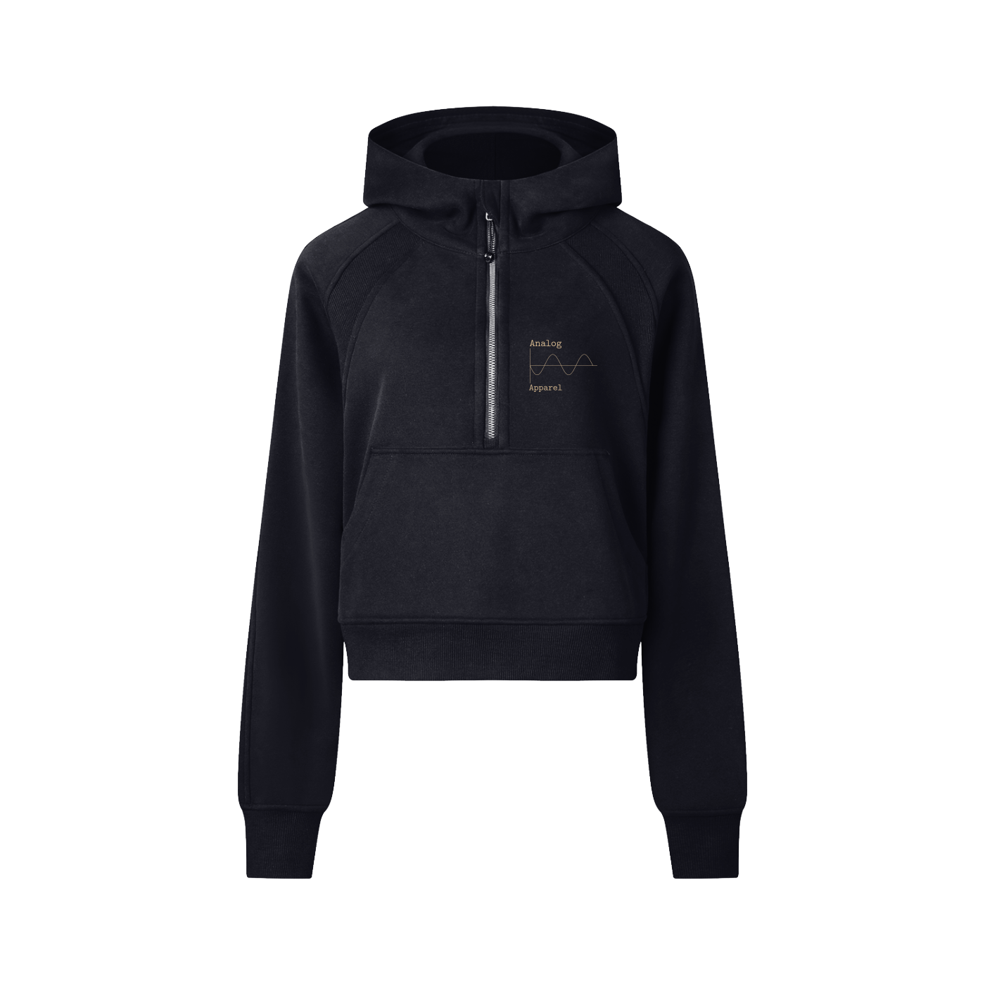 The Cropped Half-Zip Hoodie