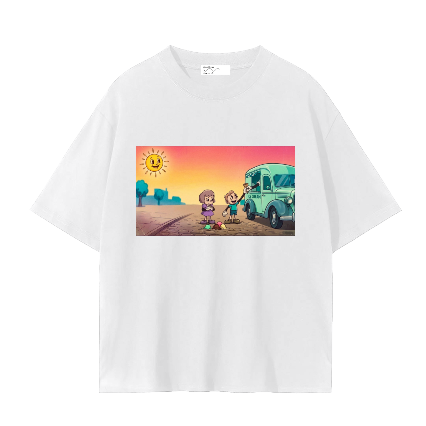 'Ice-cream' Unisex Seamless T-Shirt