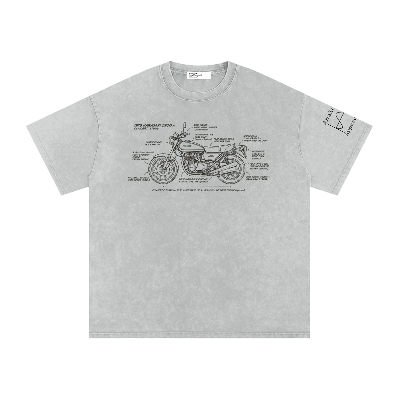 Kawasaki Z900 Oversized Cotton T-Shirt