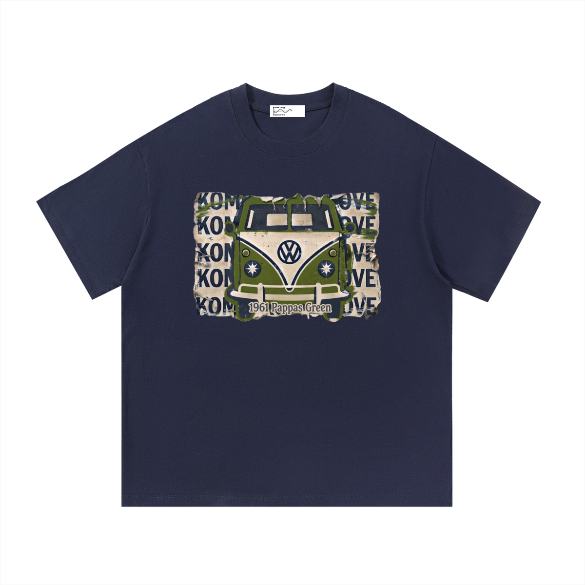 Volkswagen T1 Pappas Green Essential Cotton T-Shirt