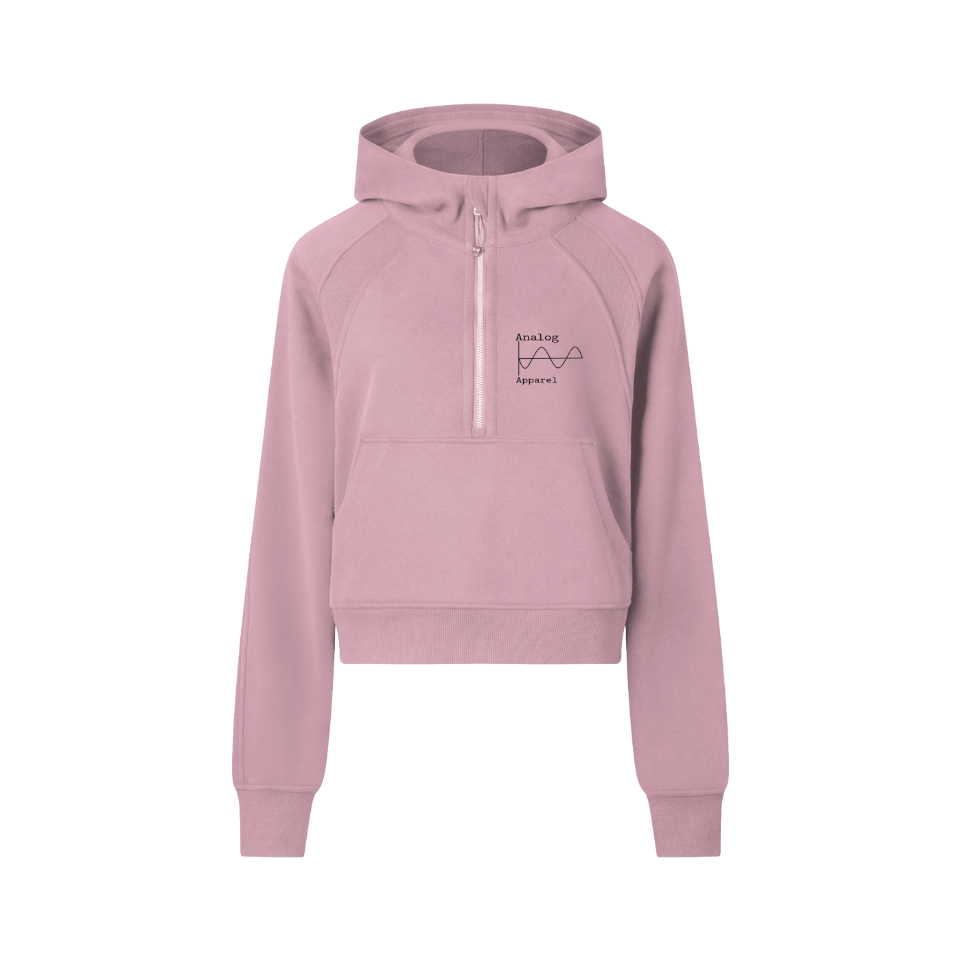 The Cropped Half-Zip Hoodie