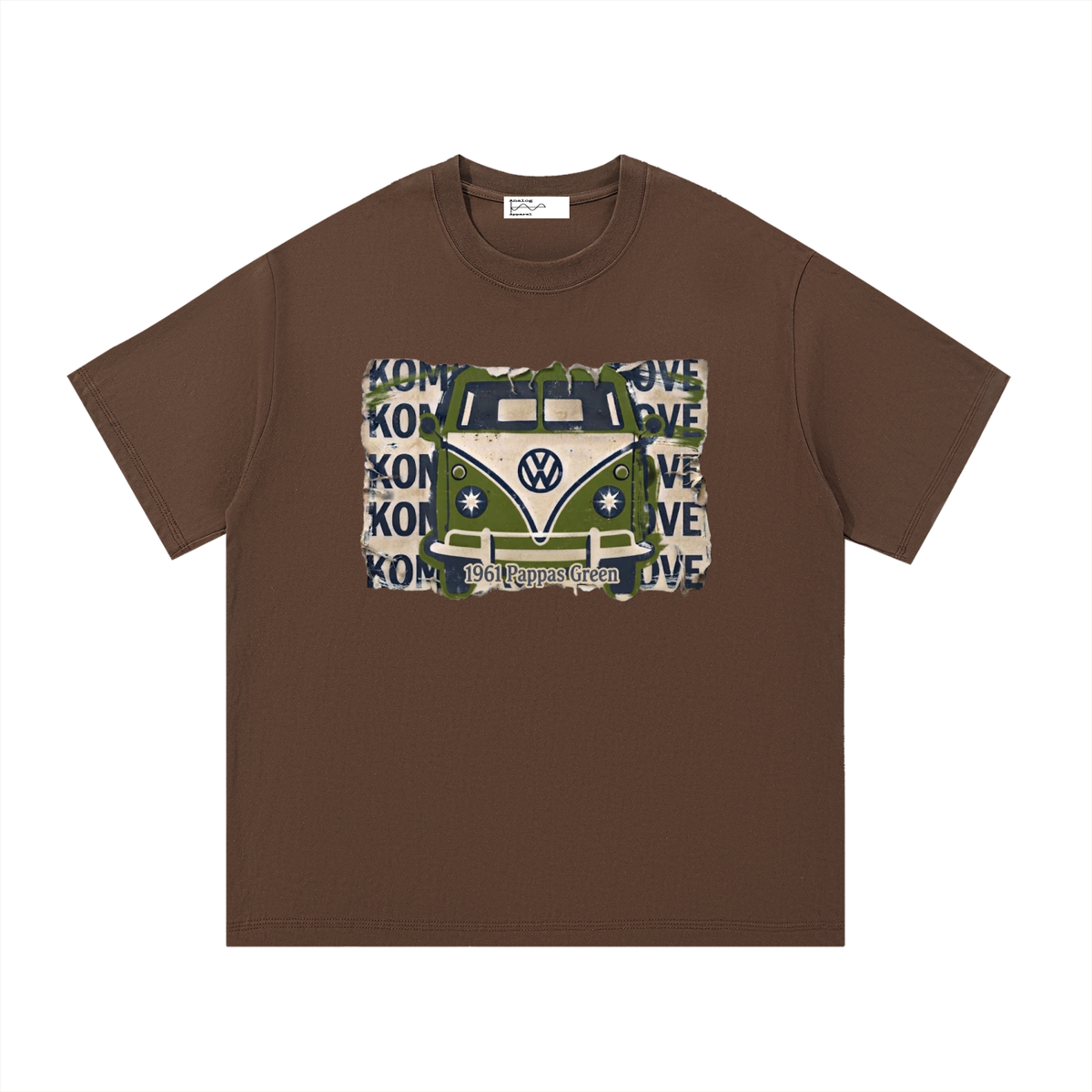 Volkswagen T1 Pappas Green Essential Cotton T-Shirt