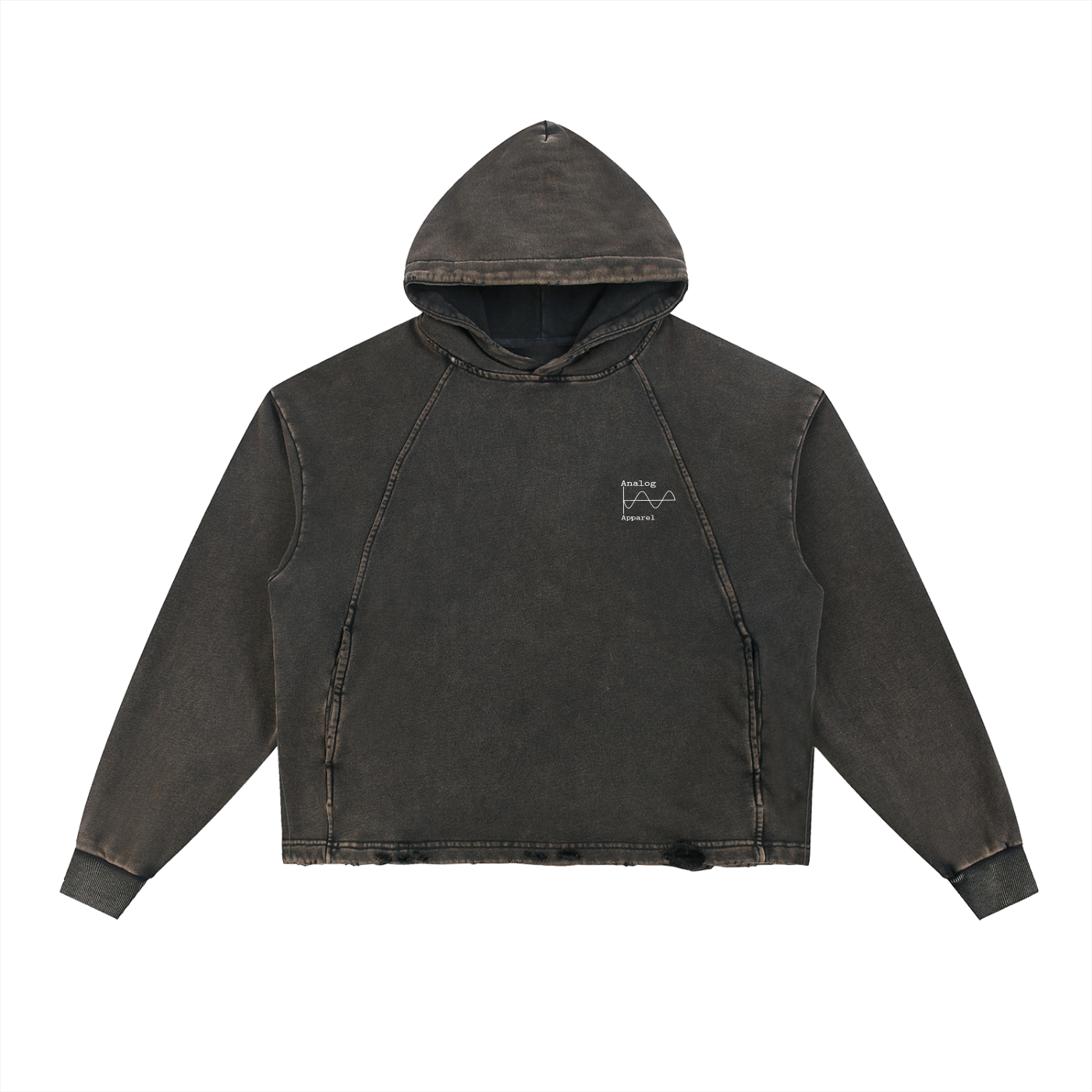 Norton Commando Vintage Frayed-Hem Hoodie