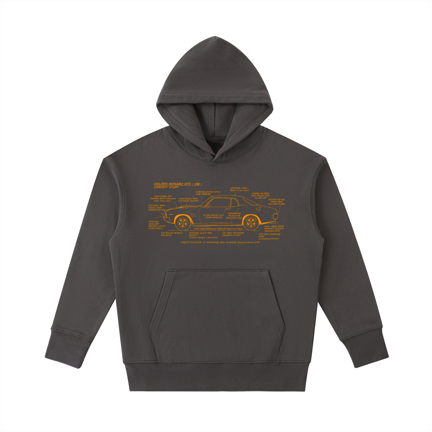 HQ Holden '530' Essential Heavyweight Cotton Hoodie