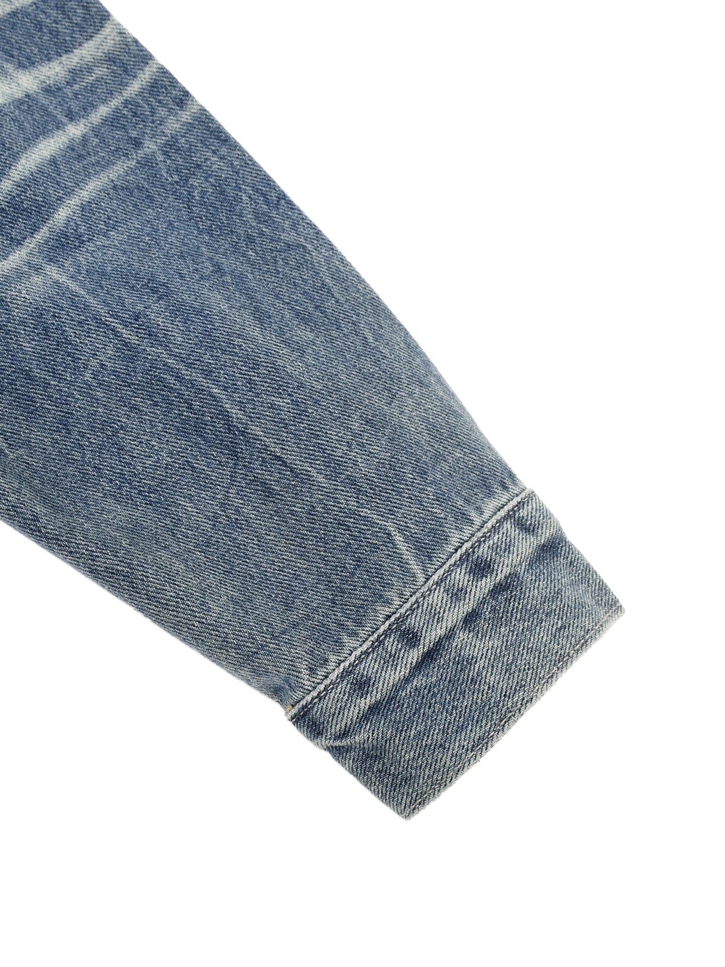 The full-zip trucker Denim Jacket